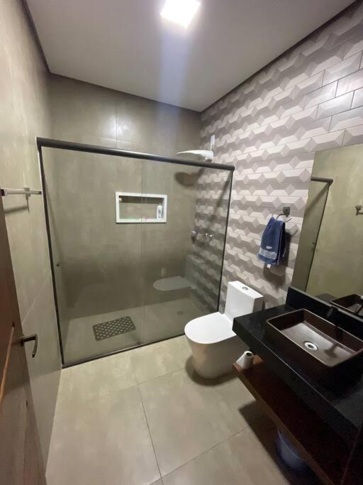 伊塔佩蒂宁加Casa Com Piscina Aquecida E Wi-Fi别墅 外观 照片
